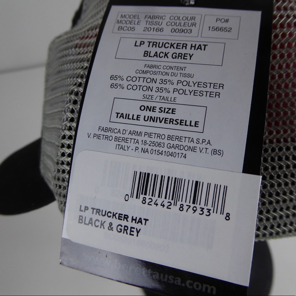 LP Trucker Hat Beretta Sportsman Mesh Adj. Cap NWT - Picture 5 of 6